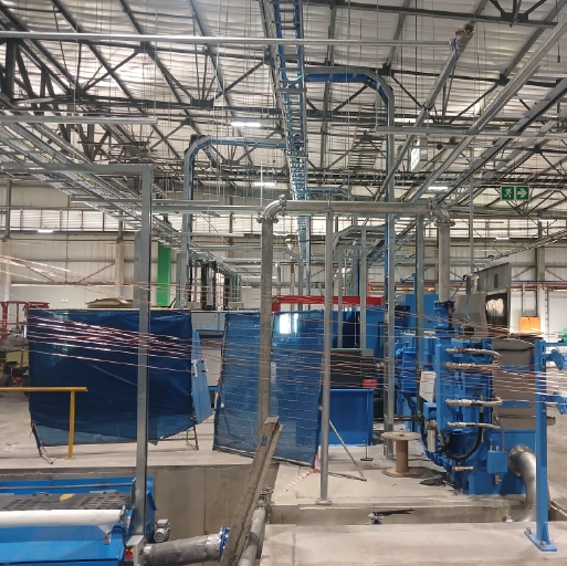full factory relocation and recommissioning